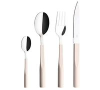 DEGRENNE - The Economy by Starck - Plastic Cutlery, plastic, Radis Rose, Coffret 24 pièces
