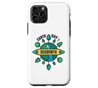 Degrowth Save Our Planet Retro Design Earth Day Case for iPhone 11 Pro