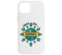 Degrowth Save Our Planet Retro Design Earth Day Case for iPhone 14 Plus