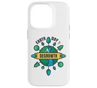 Degrowth Save Our Planet Retro Design Earth Day Case for iPhone 14 Pro