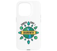Degrowth Save Our Planet Retro Design Earth Day Case for iPhone 15 Pro