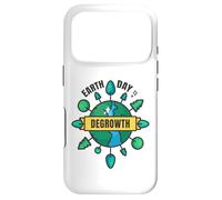 Degrowth Save Our Planet Retro Design Earth Day Case for iPhone 17 Pro