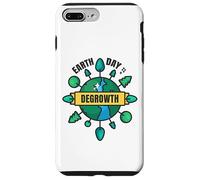 Degrowth Save Our Planet Retro Design Earth Day Case for iPhone 7 Plus/8 Plus
