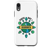 Degrowth Save Our Planet Retro Design Earth Day Case for iPhone XR