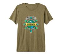 Degrowth Save Our Planet Retro Design Earth Day Premium T-Shirt