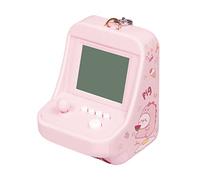 degtnb Arcade Game Machine Nostalgic Classics Building Block Game Device Rocker for Children Pink
