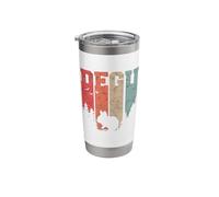Degu Owner Retro Chilean Rodent Degus Stainless Steel Insulated Tumbler
