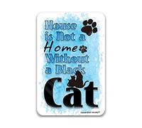 DEGUANG A House is Not A Home Without A Cat Poster Tin Sign Tin Signs for Man Cave Signs for Man Cave Farm Country Kitchen Decor Metal 8X12