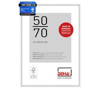 DEHA Design Boston Aluminium Picture Frame Silver 50x70cm with Push and Turn Clips