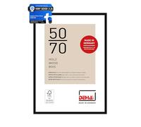 DEHA Design Fontana Wooden Picture Frame Black 50x70cm with Push and Turn Clips