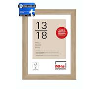 DEHA Design Fontana Wooden Picture Frame Oak 5x7in, 13x18cm with Push and Turn Clips