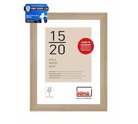 DEHA Design Fontana Wooden Picture Frame Oak 6x8in, 15x20cm with Push and Turn Clips