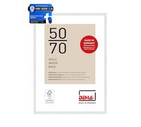 DEHA Design Fontana Wooden Picture Frame White 50x70cm with Push and Turn Clips