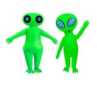 DeHasion Christmas Inflatable Alien and Santa Costume Blow Up Costume Inflatabe ET Dress for Christmas Party Decorations/Cosplay Halloween Party/Birthday Cosplay Fancy Dress up Suit