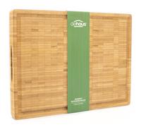 Dehaus? Deluxe Bamboo Chopping Board - Premium Wooden Cutting Boards - Extra Large End Grain Wood Butchers Block for Kitchen - Bread Cutting Block -