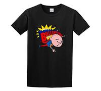 dehen Men's Bullshit Man Karl Pilkington Ricky Gervais Show The Moaning of Life Simplicity Short Sleeve T-Shirt Black XL