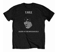 dehen T-Rex Marc Bolan - Unisex T- Shirt - Dandy - Cotton M Black