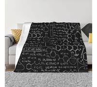 DEHIWI Abstract Science Chemistry Throw Blanket Ultra-Soft Cozy Warm Flannel Fleece Blanket Light Weight Plush Blanket For Bed Couch Chair Living Room All Seasons 60"X50"