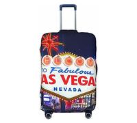 DEHIWI Las Vegas Night City Suitcase Cover Elasticity Durable Travel Luggage Cover Protector For 18-32 Inches
