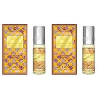 Dehn Al Oudh Attar Perfume Oil - Pack of 2 (6ml Each) | Pure Arabic Oudh Roll-On | Long Lasting Alcohol-Free Fragrance for Men & Women
