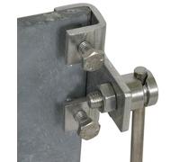 Dehn Clamp StSt Horizontal Type For Profiles With KS Connector - 372229