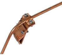 Dehn Copper Gutter Clamp For Bead 13-25mm With Two-Screw Cleat - 338007