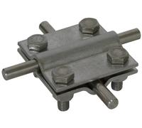 Dehn Cross Unit Stainless Steel For 2x Round 8-10mm Dimension 60x60mm - 318219