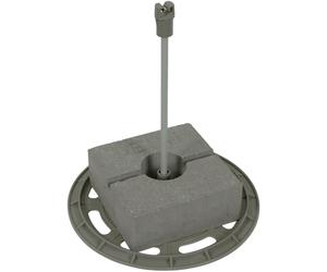 DEHN DLH 8 H435 D300 BS Set With Base Plate And Concrete Block - 253125