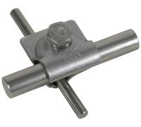 Dehn MV Clamp StSt 200KA With Hexagon Screw And Spring Washer - 392209