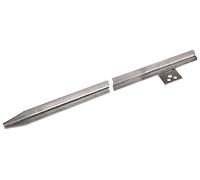 Dehn Profiled Earth Rod 50X50X3 1500 STTZN With Connection Bores - 635150