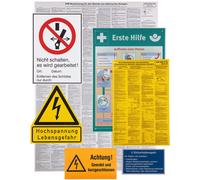 Dehn Set Of Warning Signs For Electrical Installation - 700050