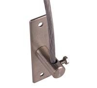 Dehn Tensioning Block RD 8mm StSt 2 Fixing Holes D 10.5mm ASK 8 150 40 V2A - 241009