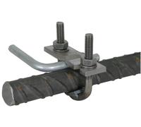 Dehn U-Bolt Clamp For D 16-48mm For Rd 10mm And Fl 30-40mm - 308045