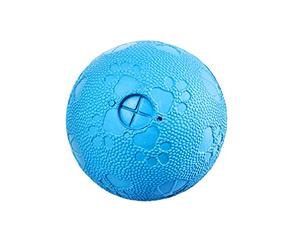 Dehner Chewie Dog Toy Snack Ball Diameter 11 cm Rubber Blue