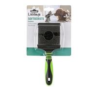 Dehner Dog and Cat Grooming Flexible Soft Brush Reversible Plastic