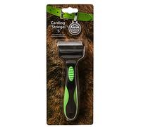 Dehner Dog & Cat Grooming - Carding Curry Comb S - For Detangling and Thinning - Plastic