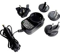 Dehner Elektronik SYS 1121-0612-W2E Fixed Voltage Power Supply 12 V/DC 0.5 A 6 W Stabilized with UK Adapter, with USA Adapter, with Adapter