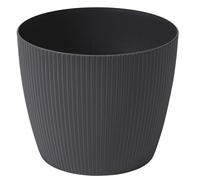 Dehner Magnolia Plastic Pot conical, Charcoal, one Size