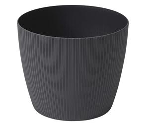 Dehner Magnolia Plastic Pot conical, Charcoal, one Size