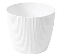 Dehner Magnolia Plastic Pot conical, White, one Size
