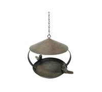 Dehner Natura Sahara Wild Bird Feeder Diameter 19 cm Height 16 cm Metal Black