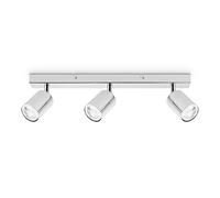 Dehobo Ceiling Spotlight Polished Chrome - Spotlights Ceiling Lights Bar Adjustable with GU10 Socket - Modern 3 Way Ceiling Spot Lights for Kitchen Lounge Bedroom Dining Room
