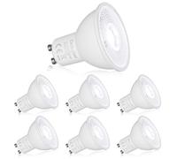 Dehobo GU10 LED Bulbs Cool White, 6W 6000K Spotlight Light Bulb, (60W Equivalent) Energy Saving, CRI>80, 480LM, 120° Beam Angle, Non-Flicker, Non-Dimmable, for Home Lighting Pack of 6