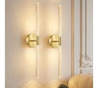 Dehobo Rechargeable Wall Lights Indoor 8000mAh with Bubble Acrylic Shade