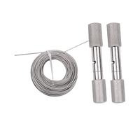 Dehorning Wire Saw - Dehorning Wire, Stainless Steel Horn Cutter | Manual String with Wooden Handles for Goat and Sheep, Livestock Horn Trimming Tool for Farming, Veterinary Use, Durable Steel