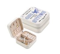 Dehott Stitch Jewellery Box for Girls - Travel Jewellery Box 10 x 10 x 5 cm Cute Stitch Things & Gift Idea for Stitch Birthday Decoration