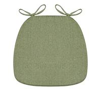 Déhoussable Galette de Chaise 40x40 Coussin Trapeze Lavable en Machine pour Salle à Manger Cuisine 2 pièces Vert Confort et Style pour Intérieur