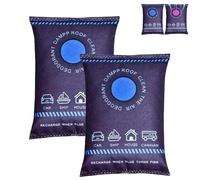 Dehumidification Bag Desiccant, Car Moisture Absorber Bags, Reusable Dehumidifier Bags, Condensation Absorbers for Windows, Closet, Car, Basement, RV (2PCS)