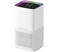 Dehumidifier 1.5L 22.5W Mini Silent Portable for Home(white) | 2 Modes: L2 & Sleep L1, Auto Shut-Off Red Light, Timer, Defrost, 1.5L Tank, Night Light, 22.5W