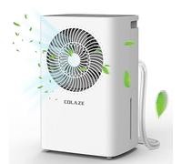 Dehumidifier, 12L/Day Dehumidifiers for Home with Drain Hose, 24H Timer & Auto Mode, Laundry Drying, Ideal for Home, Damp, Basement